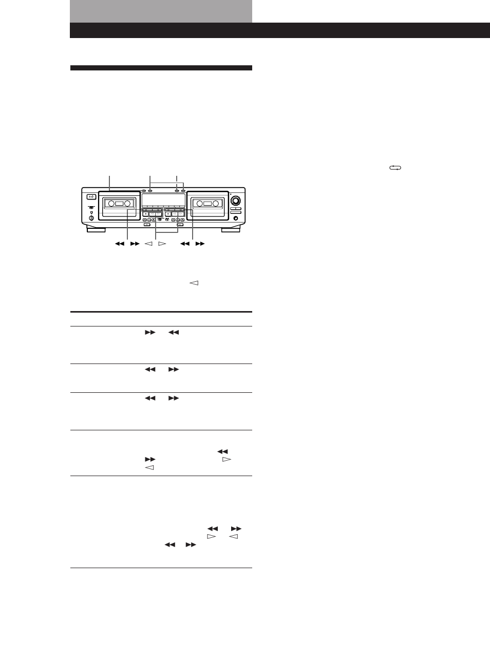 Advanced playback operations 8, Advanced playback operations | Sony TC-WE825S User Manual | Page 8 / 24