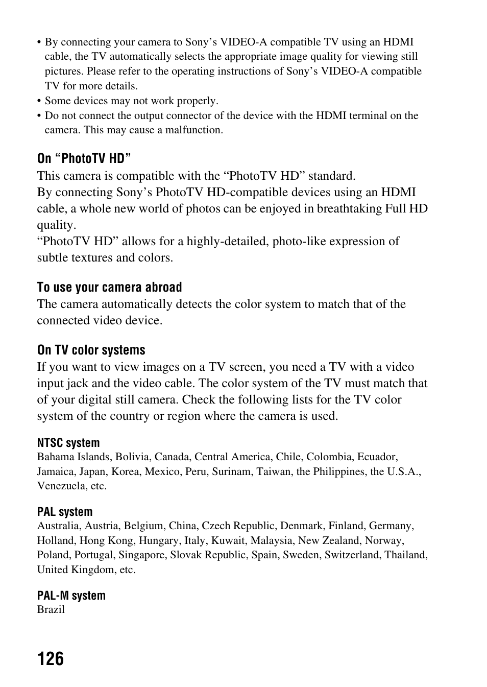 Sony alpha DSLR-A500 User Manual | Page 126 / 178