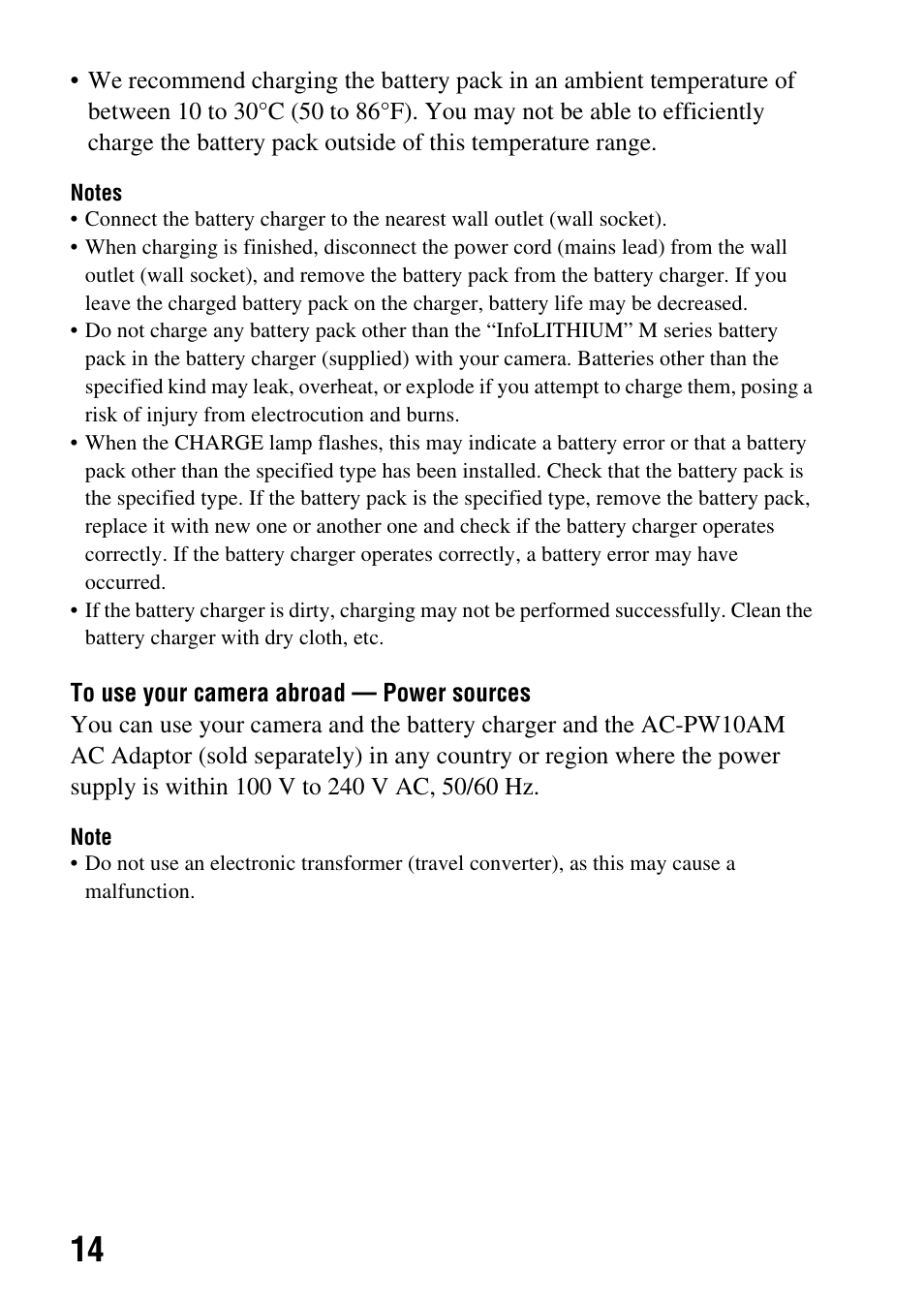 Sony alpha DSLR-A500 User Manual | Page 14 / 178