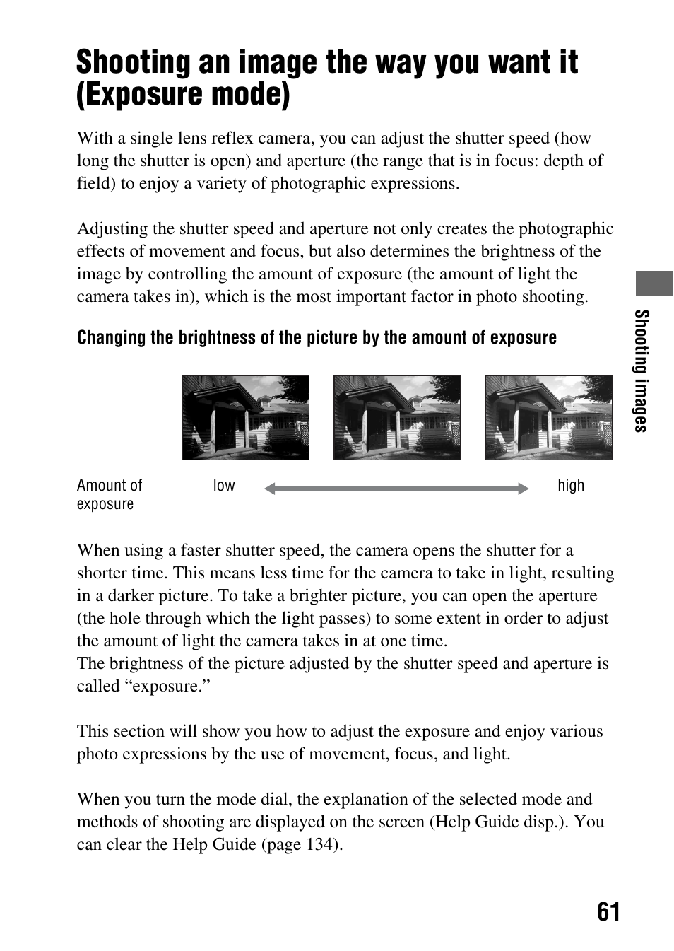 Sony alpha DSLR-A500 User Manual | Page 61 / 178