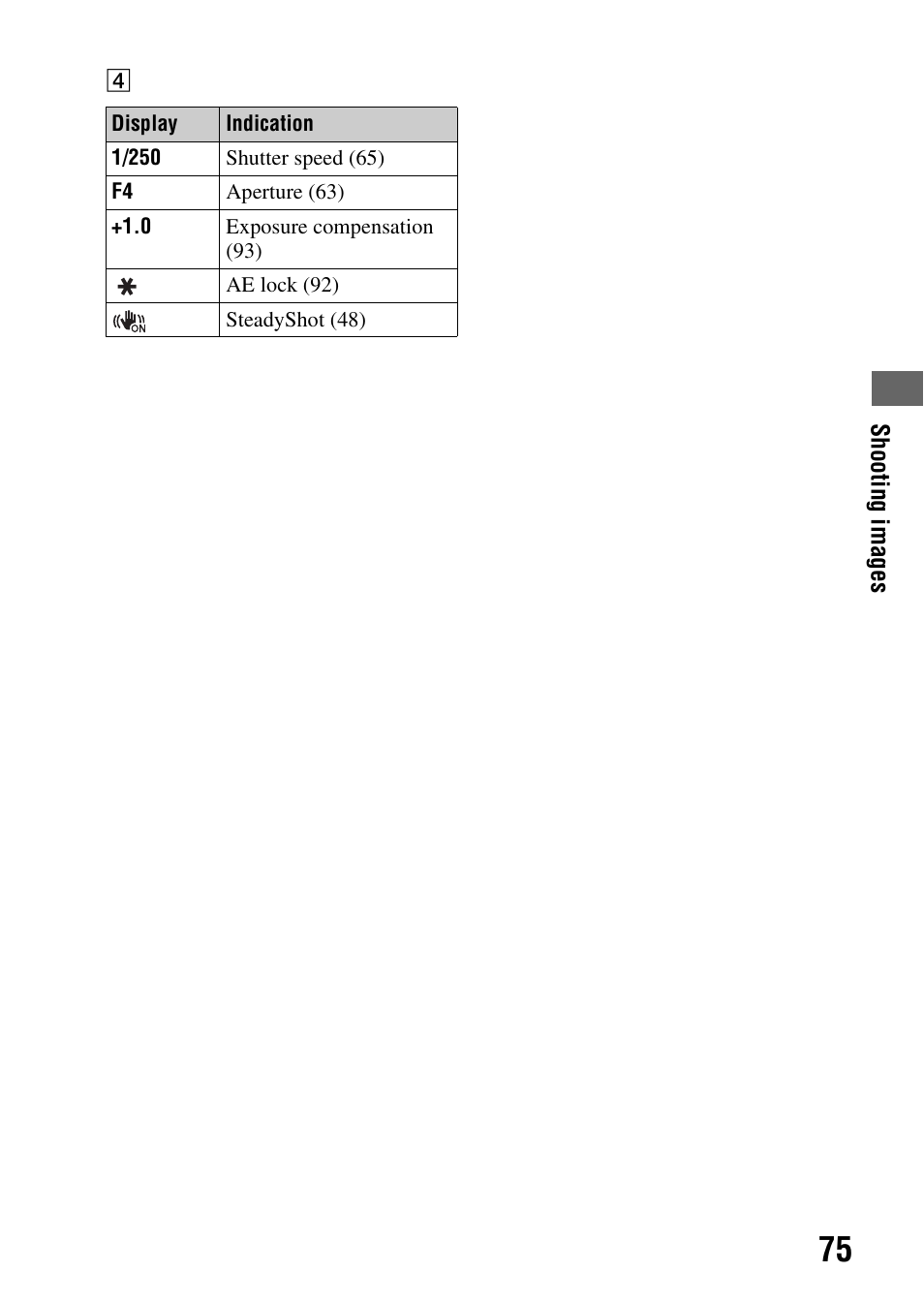 Sony alpha DSLR-A500 User Manual | Page 75 / 178