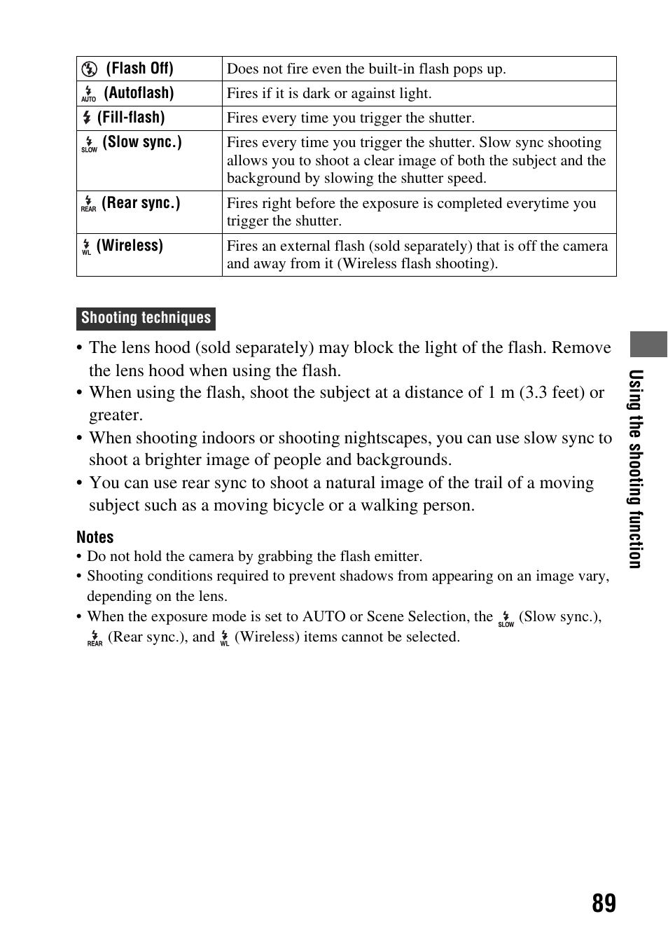 Sony alpha DSLR-A500 User Manual | Page 89 / 178