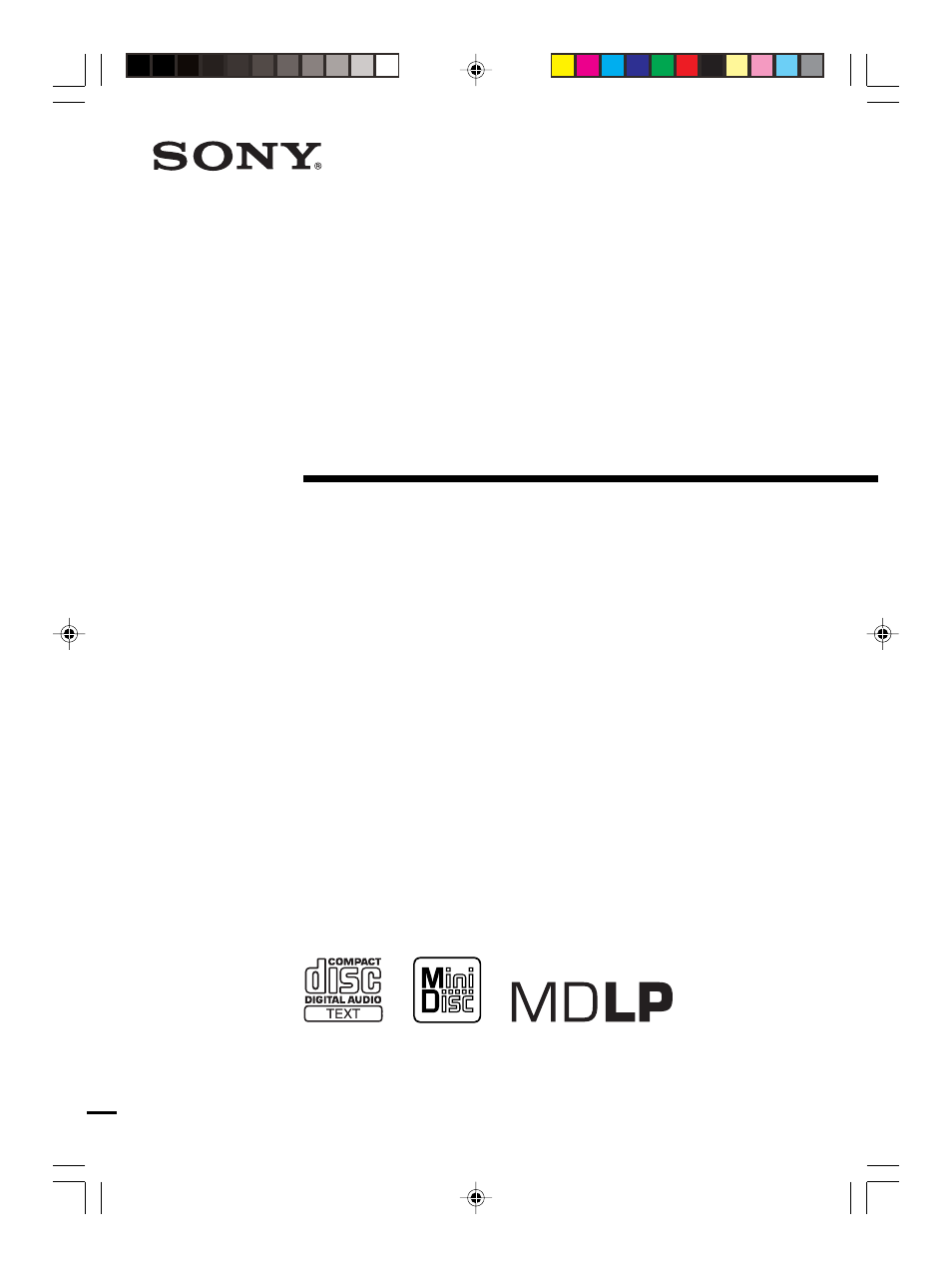 Sony CMT-CP505MD User Manual | 68 pages