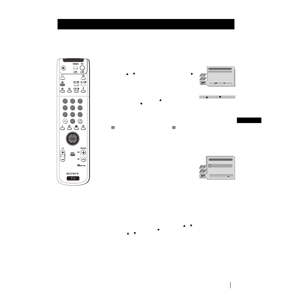 Using the teletext menu, 25 gb, Top / bottom / full | Text clear, Reveal, Time page, Page overview, Teletext | Sony Grand Wega KF-50SX100K User Manual | Page 24 / 193