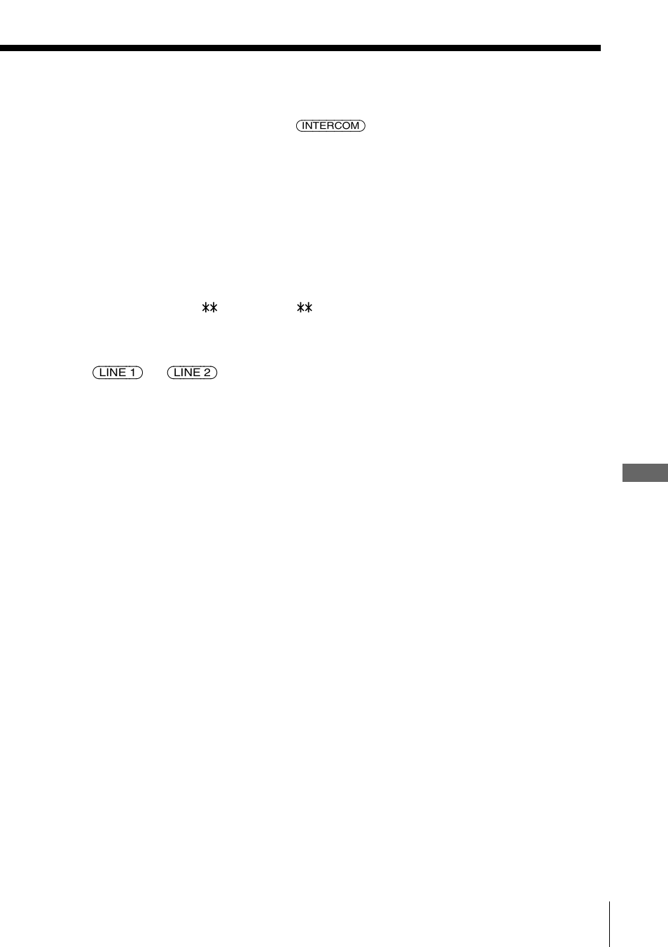 Receiving a call while using the intercom | Sony SPP-IM982 User Manual | Page 41 / 72