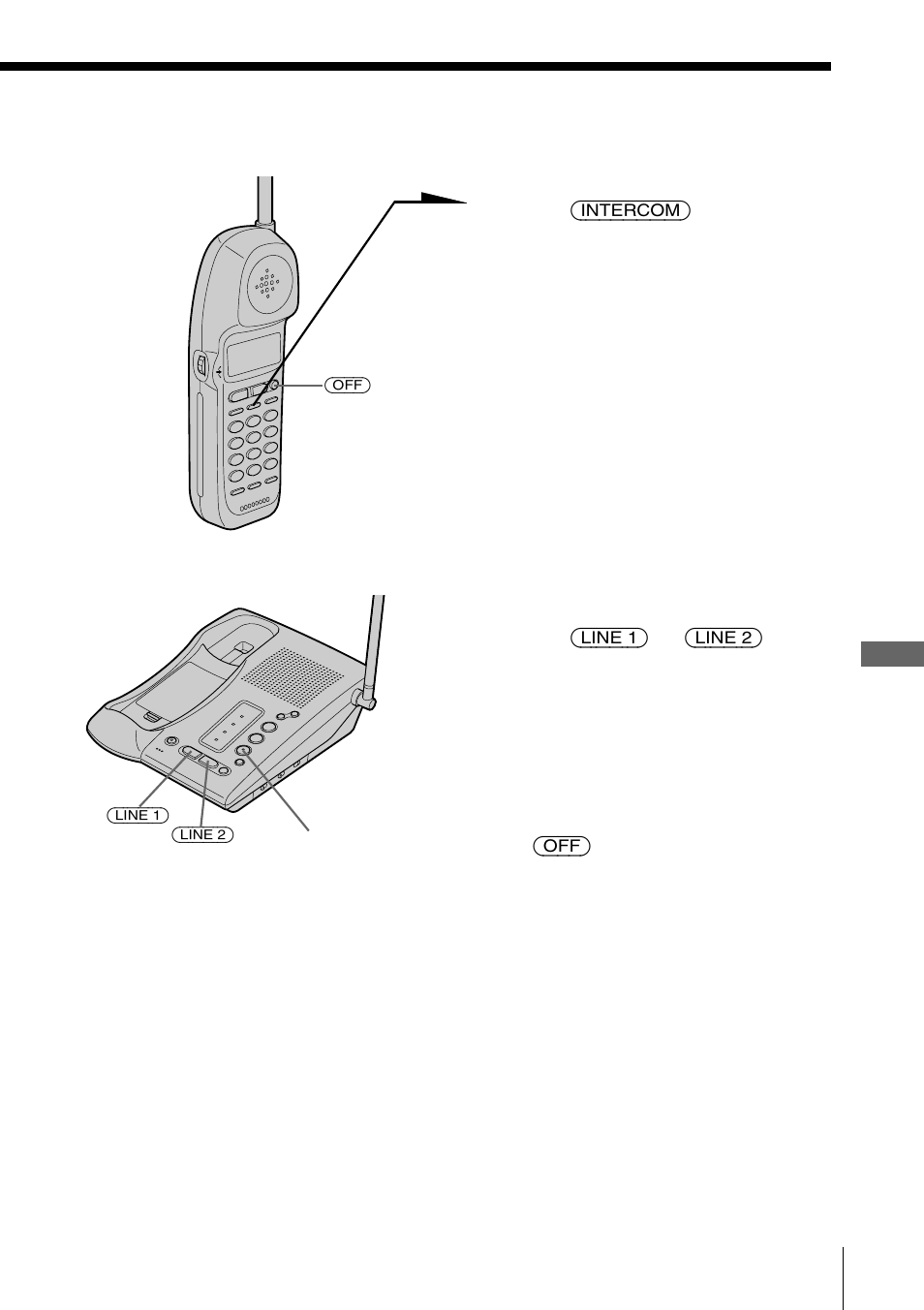 To transfer from the handset to the base unit | Sony SPP-IM982 User Manual | Page 43 / 72