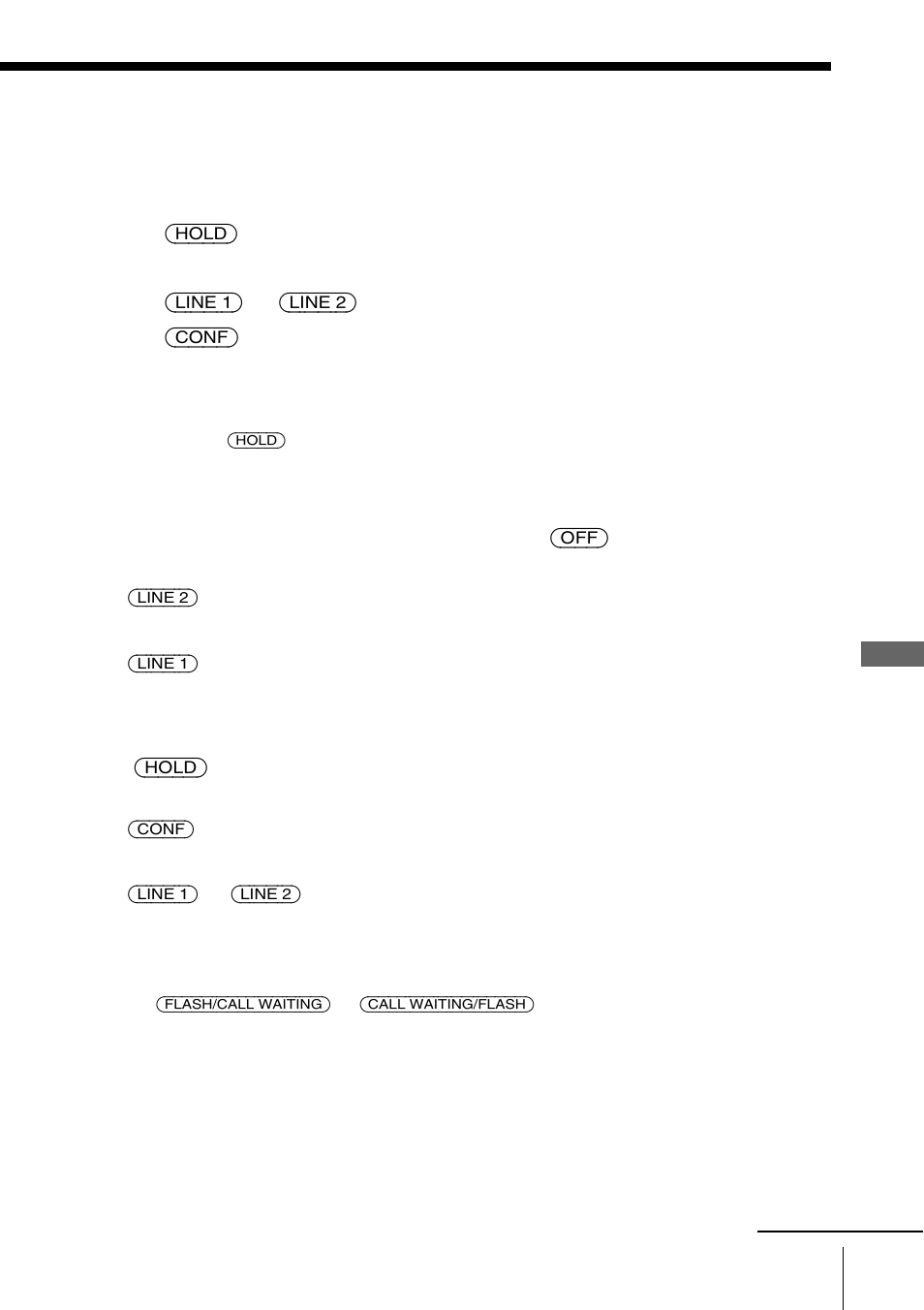 Receiving a call while talking | Sony SPP-IM982 User Manual | Page 45 / 72