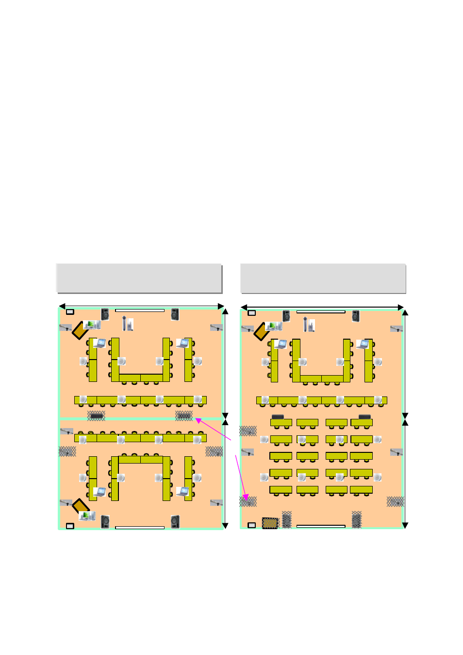 System example (2) multiple mid-size meeting rooms | Sony SRP-X700P User Manual | Page 9 / 48