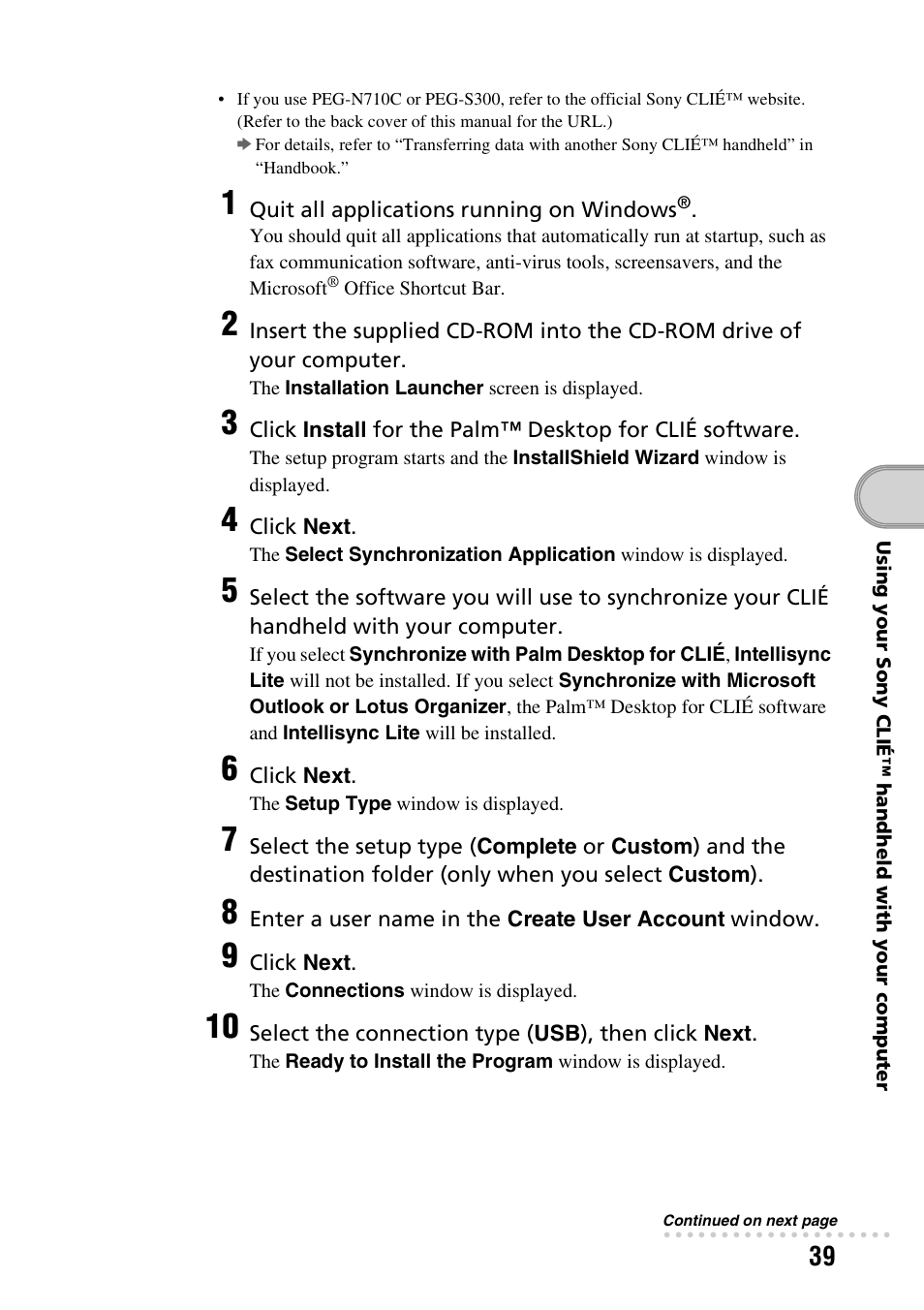 Sony PEG-SJ33 User Manual | Page 39 / 80