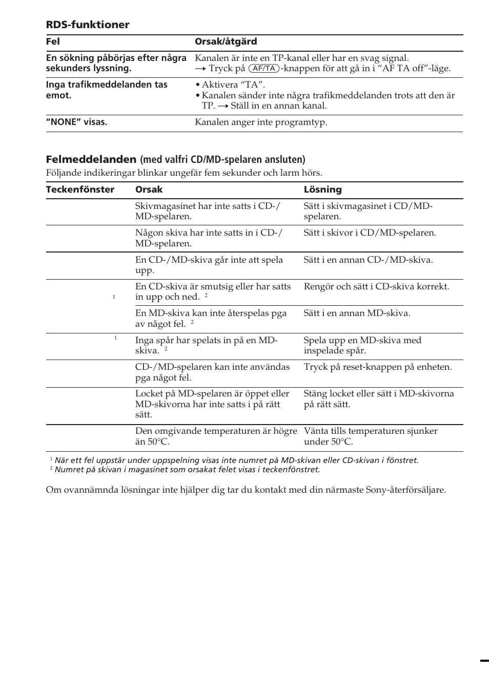 Sony CDX-C780R User Manual | Page 144 / 144