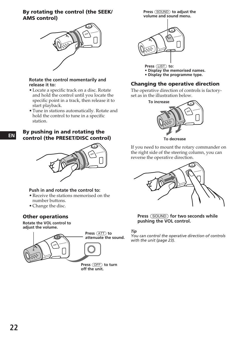 Sony CDX-C780R User Manual | Page 22 / 144