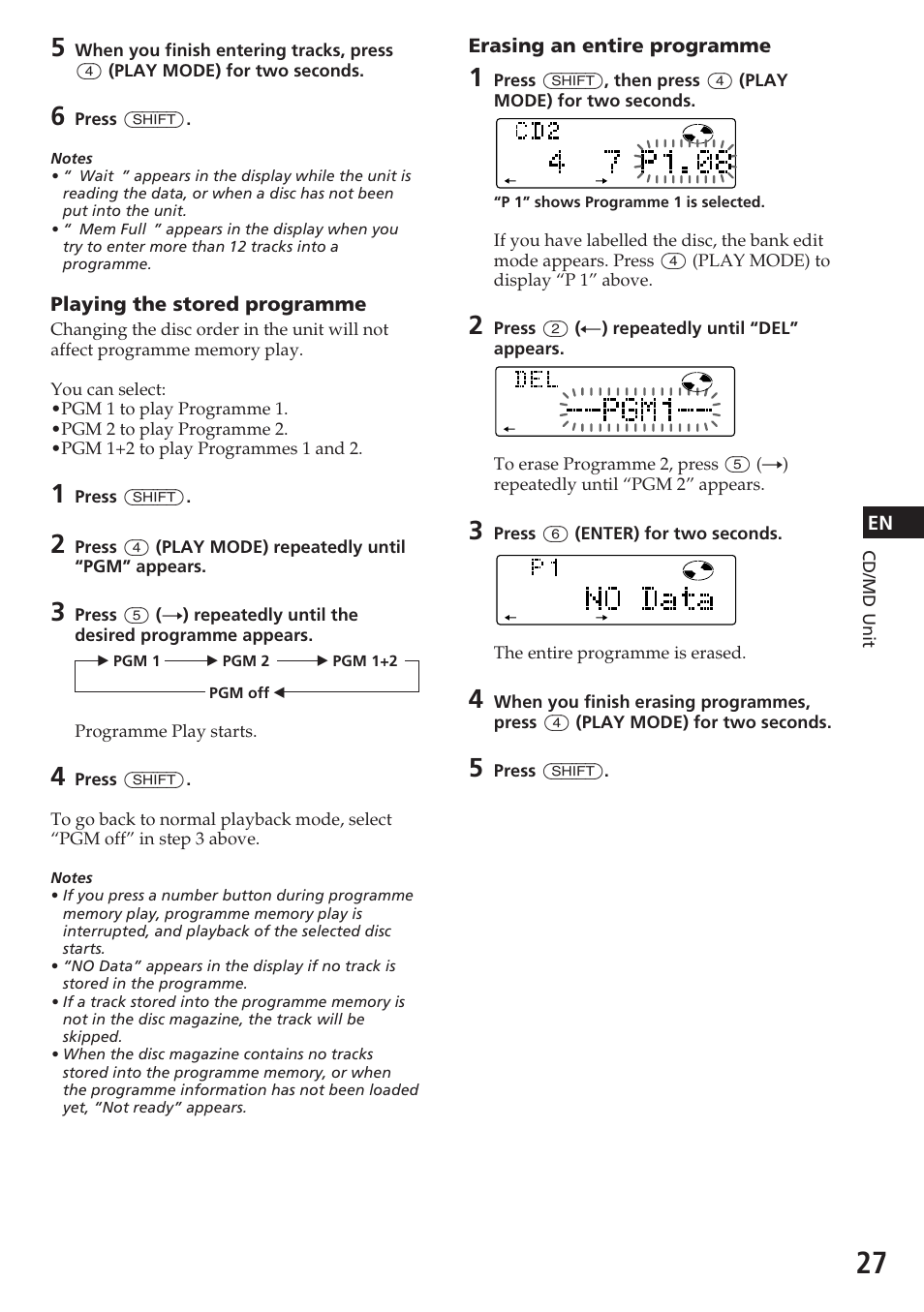 Sony CDX-C780R User Manual | Page 27 / 144