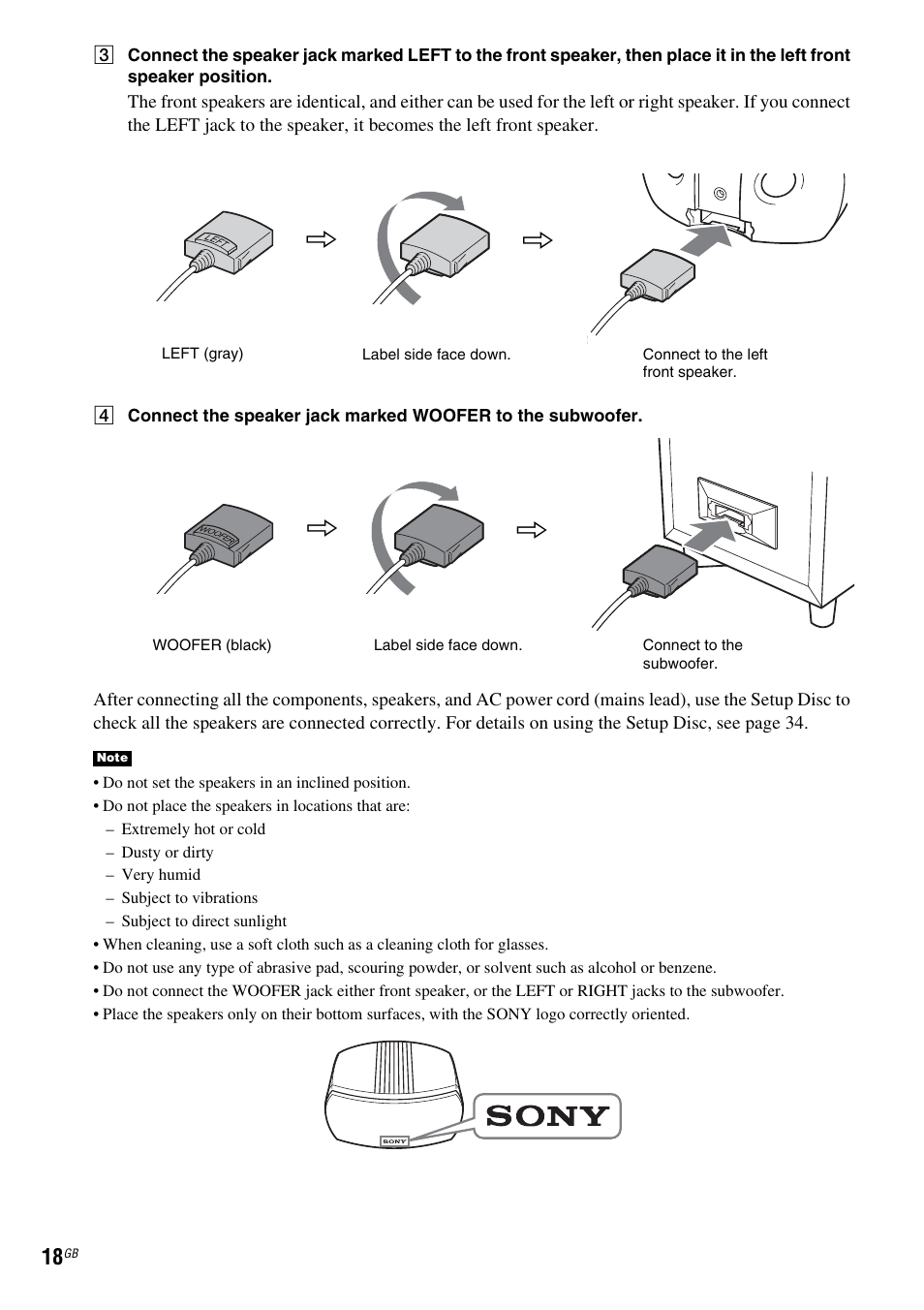 Sony DAV X1G User Manual | Page 18 / 103