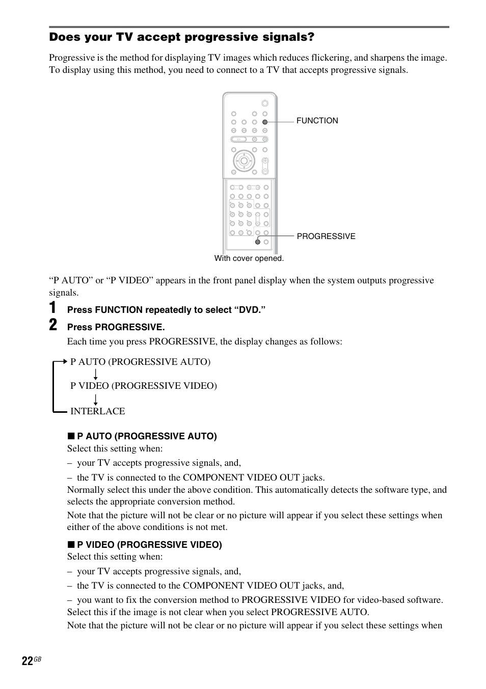 Sony DAV X1G User Manual | Page 22 / 103
