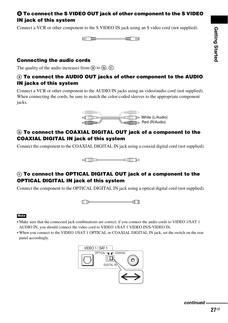 Sony DAV X1G User Manual | Page 27 / 103