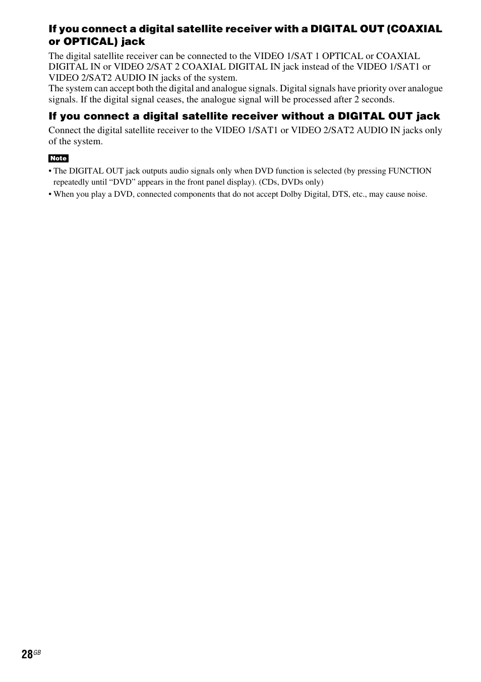 Sony DAV X1G User Manual | Page 28 / 103