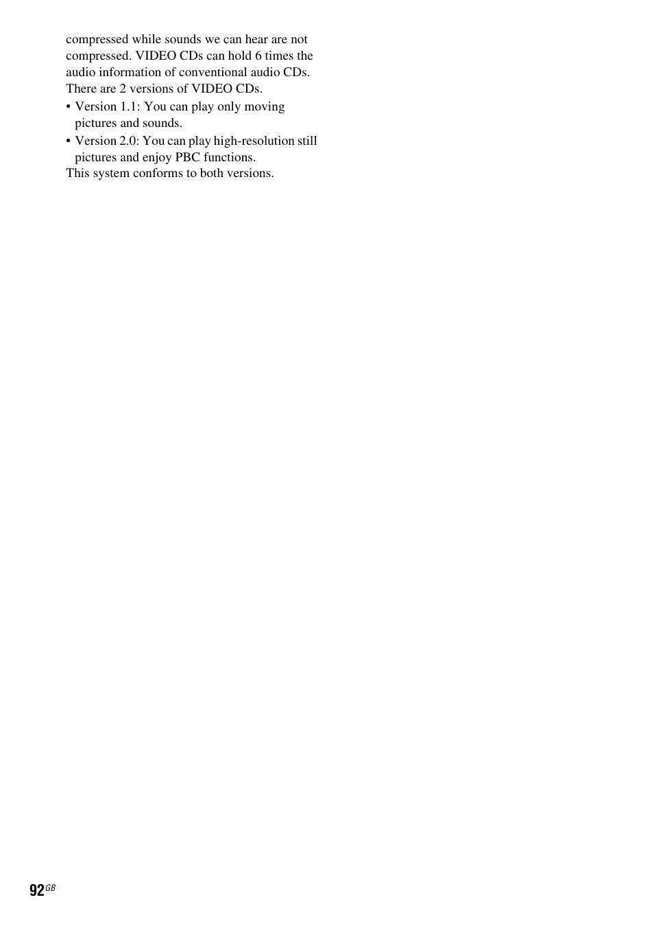 Sony DAV X1G User Manual | Page 92 / 103