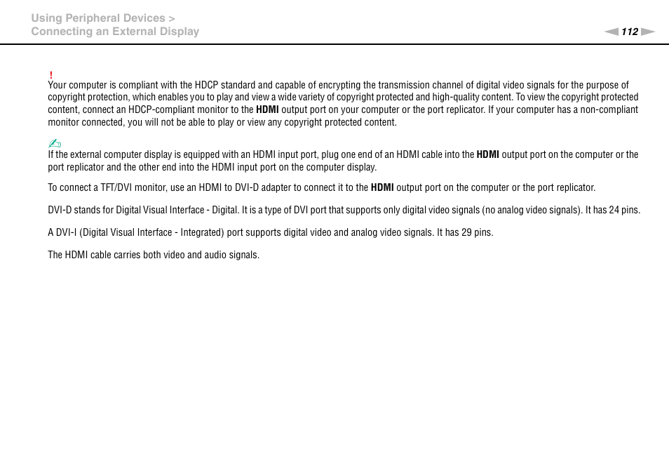 Sony VAIO VPCSB User Manual | Page 112 / 209