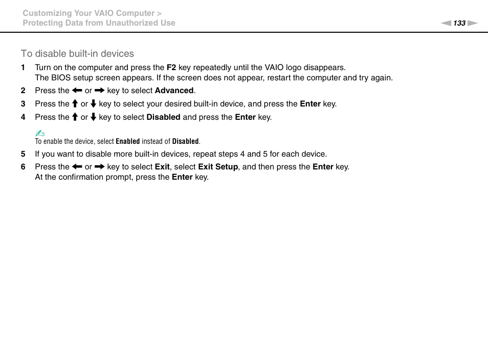 Sony VAIO VPCSB User Manual | Page 133 / 209