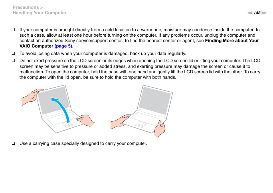 Sony VAIO VPCSB User Manual | Page 148 / 209