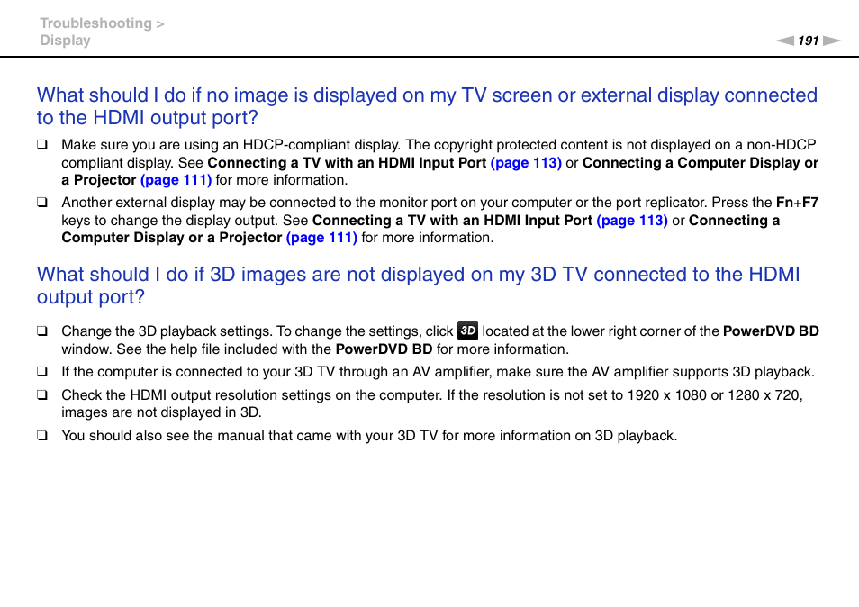 Sony VAIO VPCSB User Manual | Page 191 / 209