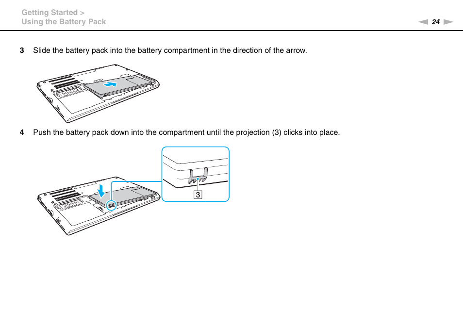 Sony VAIO VPCSB User Manual | Page 24 / 209