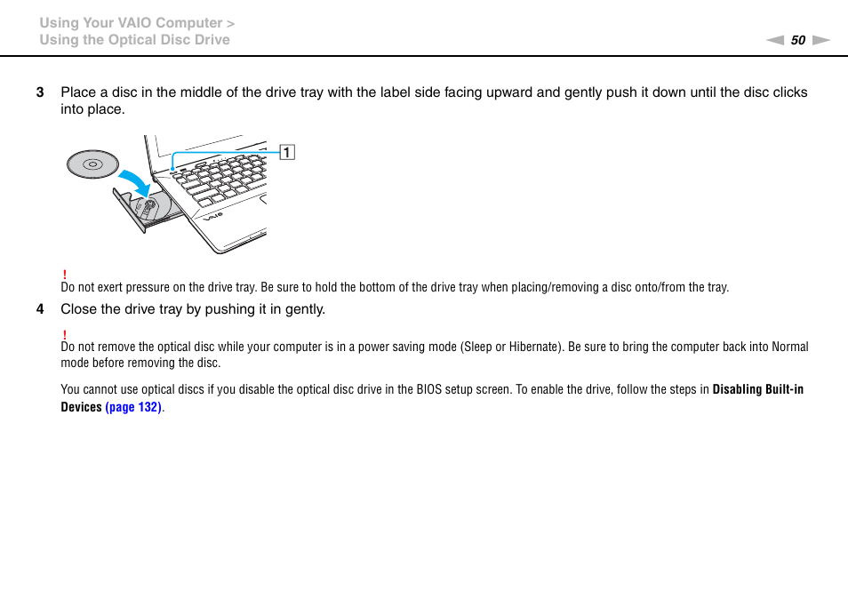Sony VAIO VPCSB User Manual | Page 50 / 209