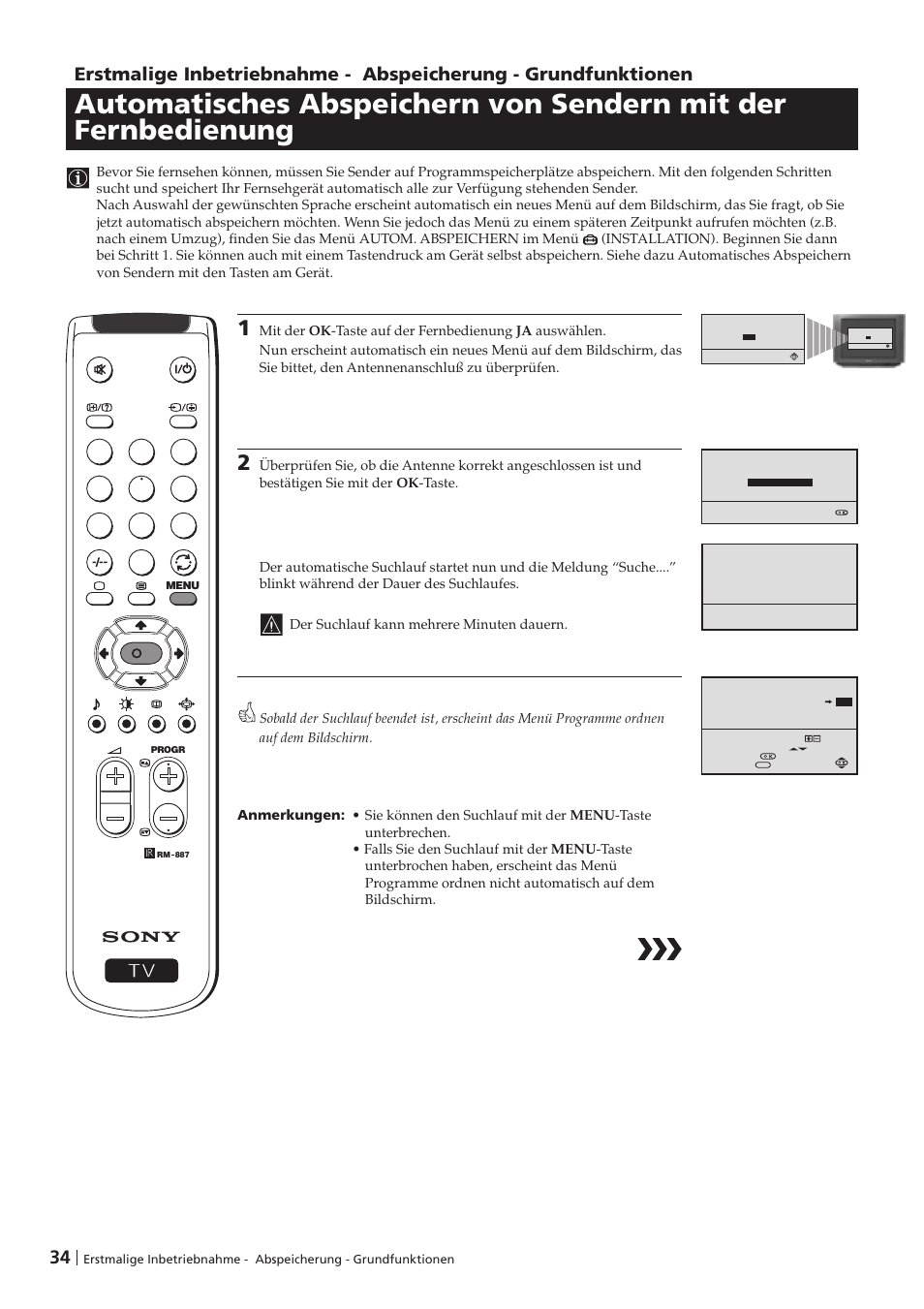 Sony KV-29FX201D User Manual | Page 34 / 98