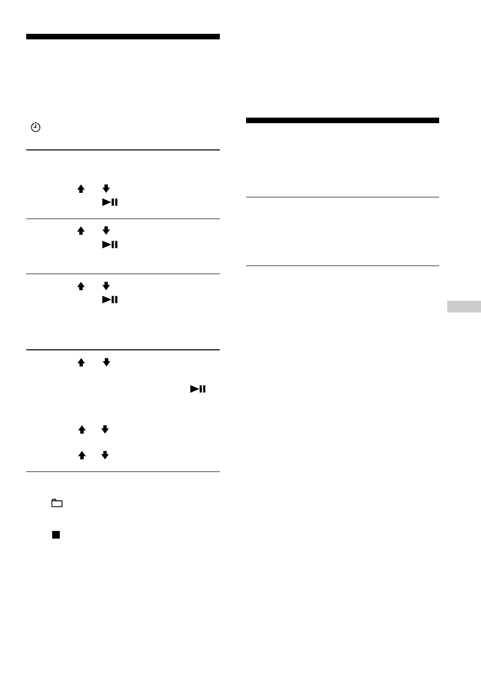 Stopping playback automatically (off timer), Locking the controls (hold), 23 stopping playback automatically | Locking the controls | Sony NF401 User Manual | Page 23 / 40