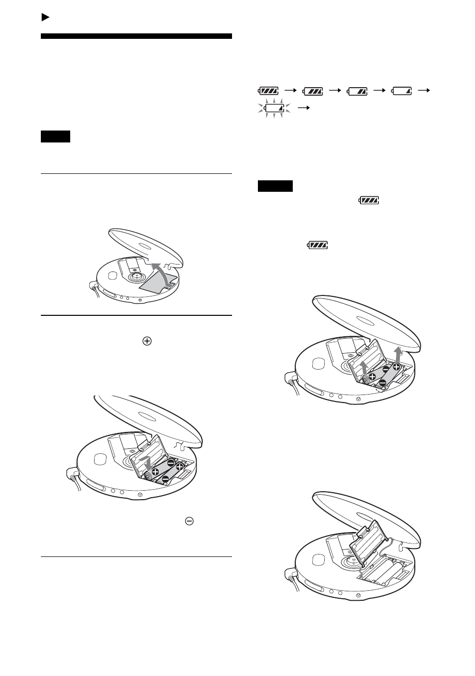 Connecting to a power source, Using the dry batteries | Sony NF401 User Manual | Page 30 / 40