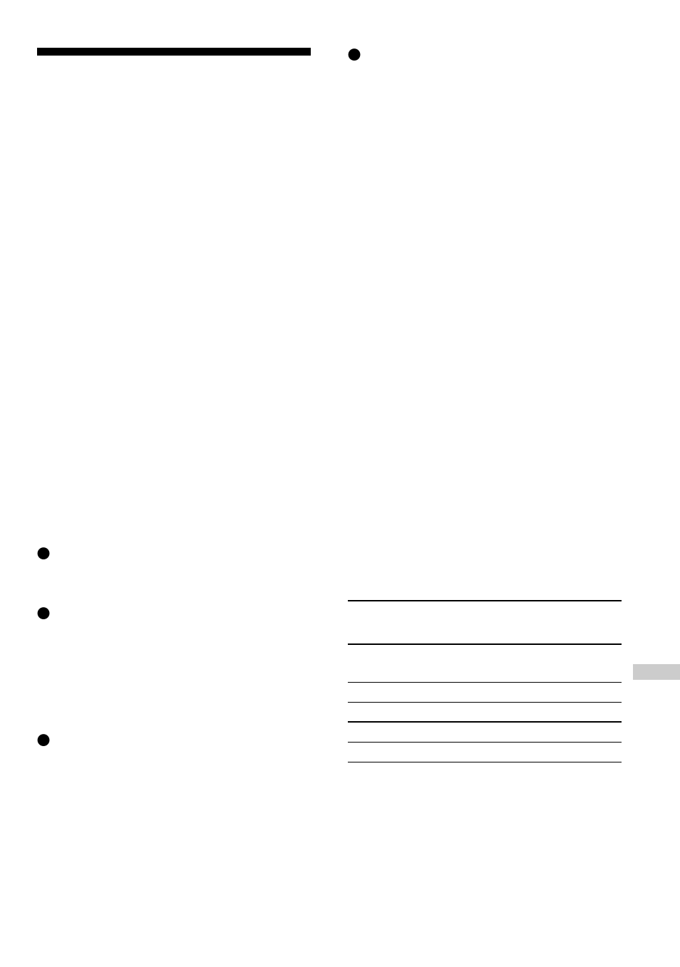 Specifications, Cd player, Radio | General | Sony NF401 User Manual | Page 37 / 40