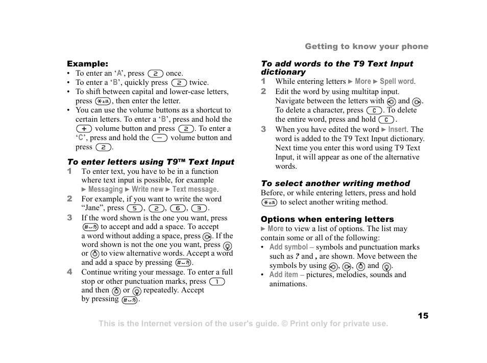 Sony Z800i User Manual | Page 15 / 99