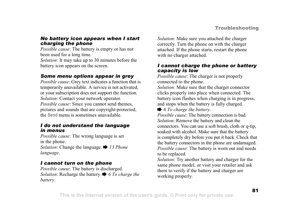 Sony Z800i User Manual | Page 81 / 99