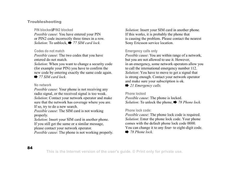 Sony Z800i User Manual | Page 84 / 99