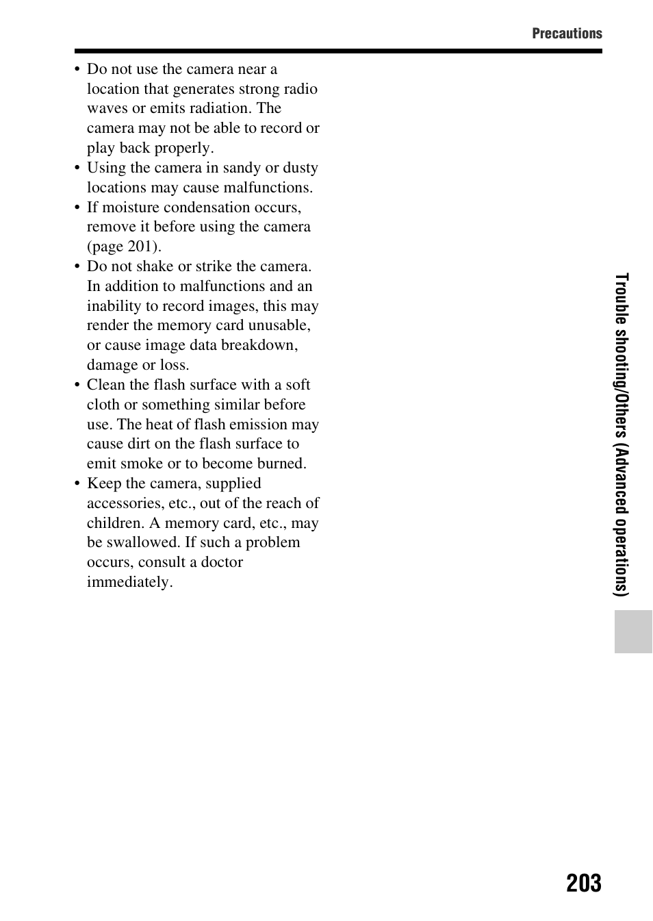 Sony A57 User Manual | Page 203 / 215