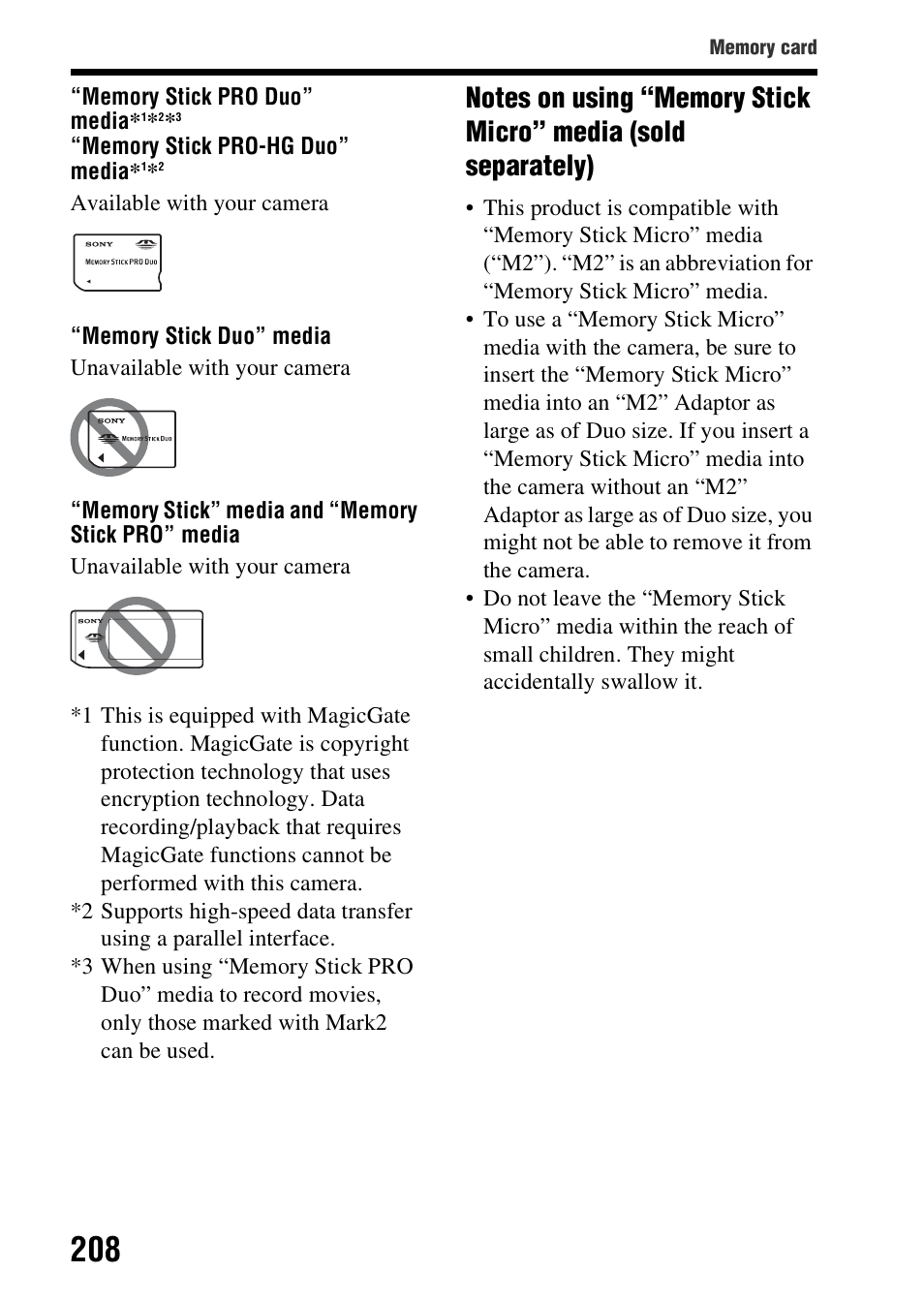 Sony A57 User Manual | Page 208 / 215