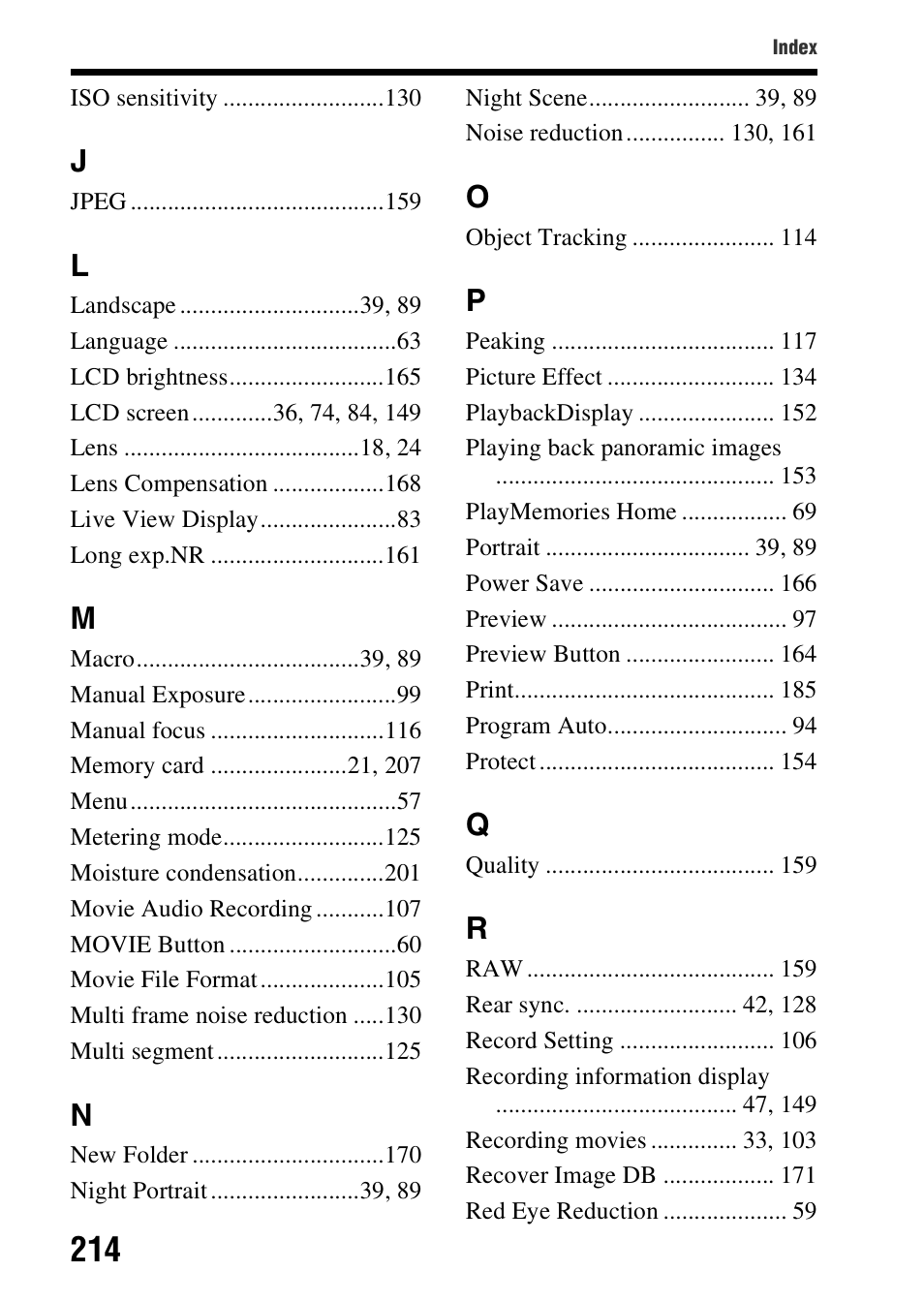 Sony A57 User Manual | Page 214 / 215