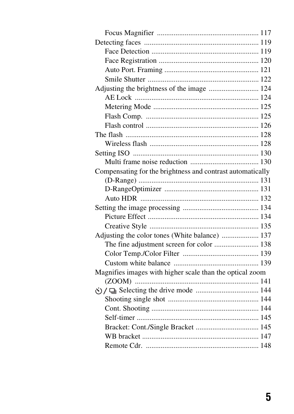 Sony A57 User Manual | Page 5 / 215