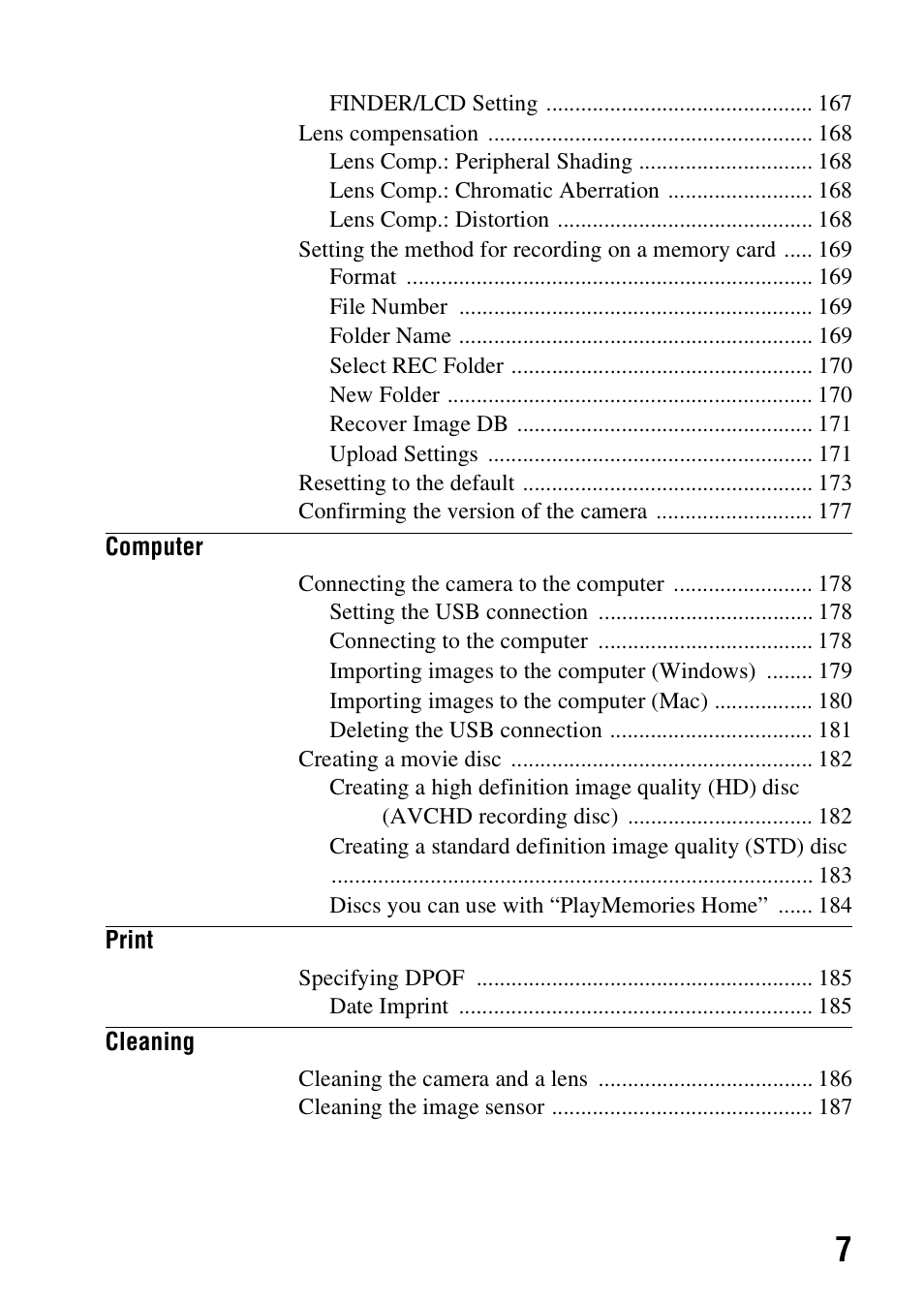 Sony A57 User Manual | Page 7 / 215