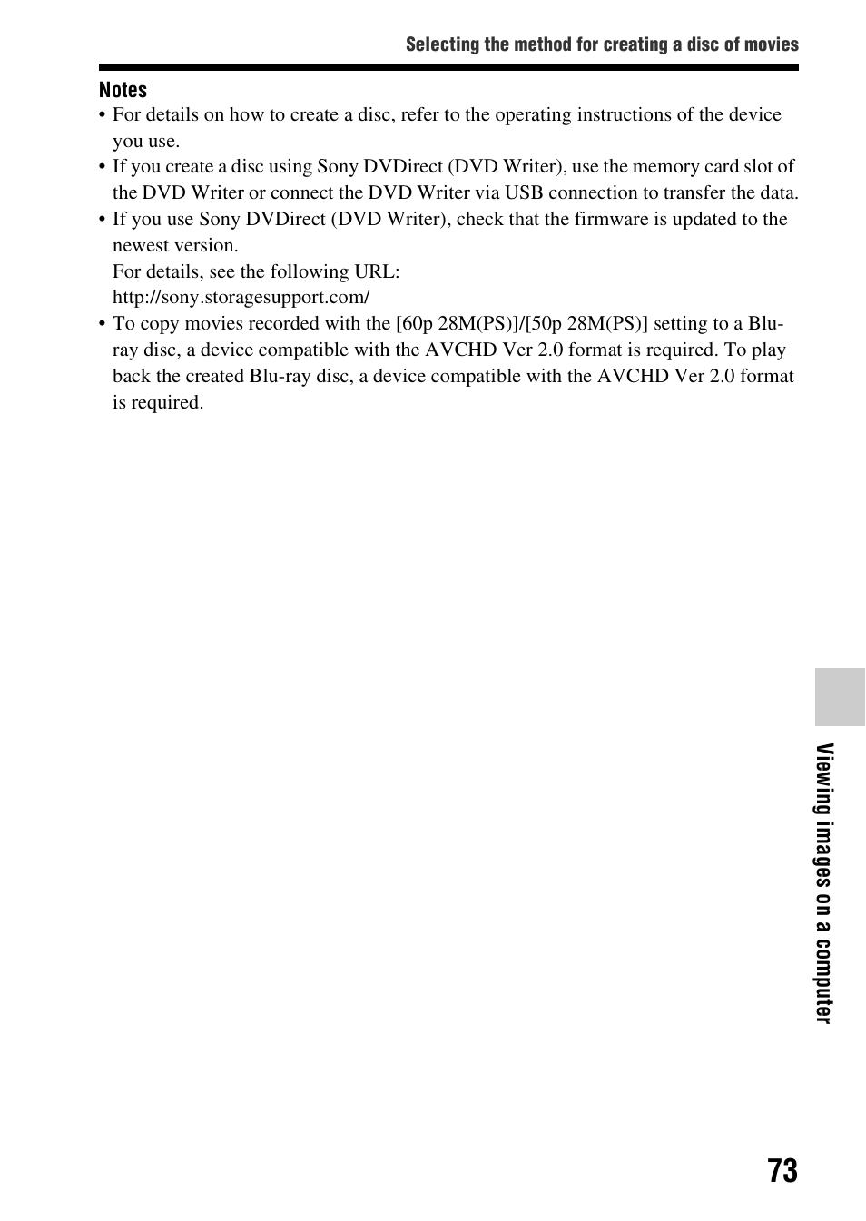 Sony A57 User Manual | Page 73 / 215