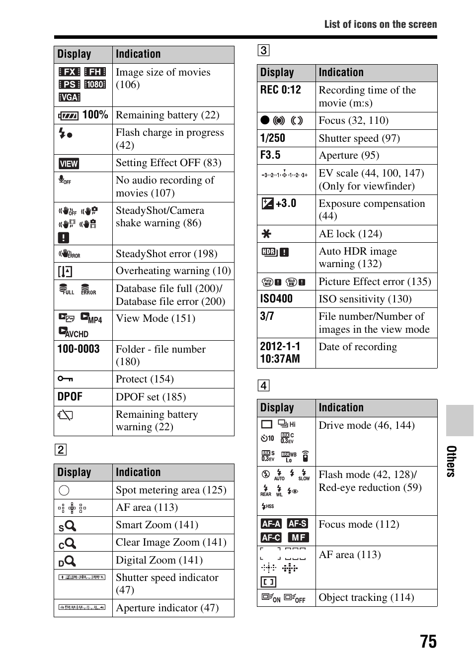 Sony A57 User Manual | Page 75 / 215