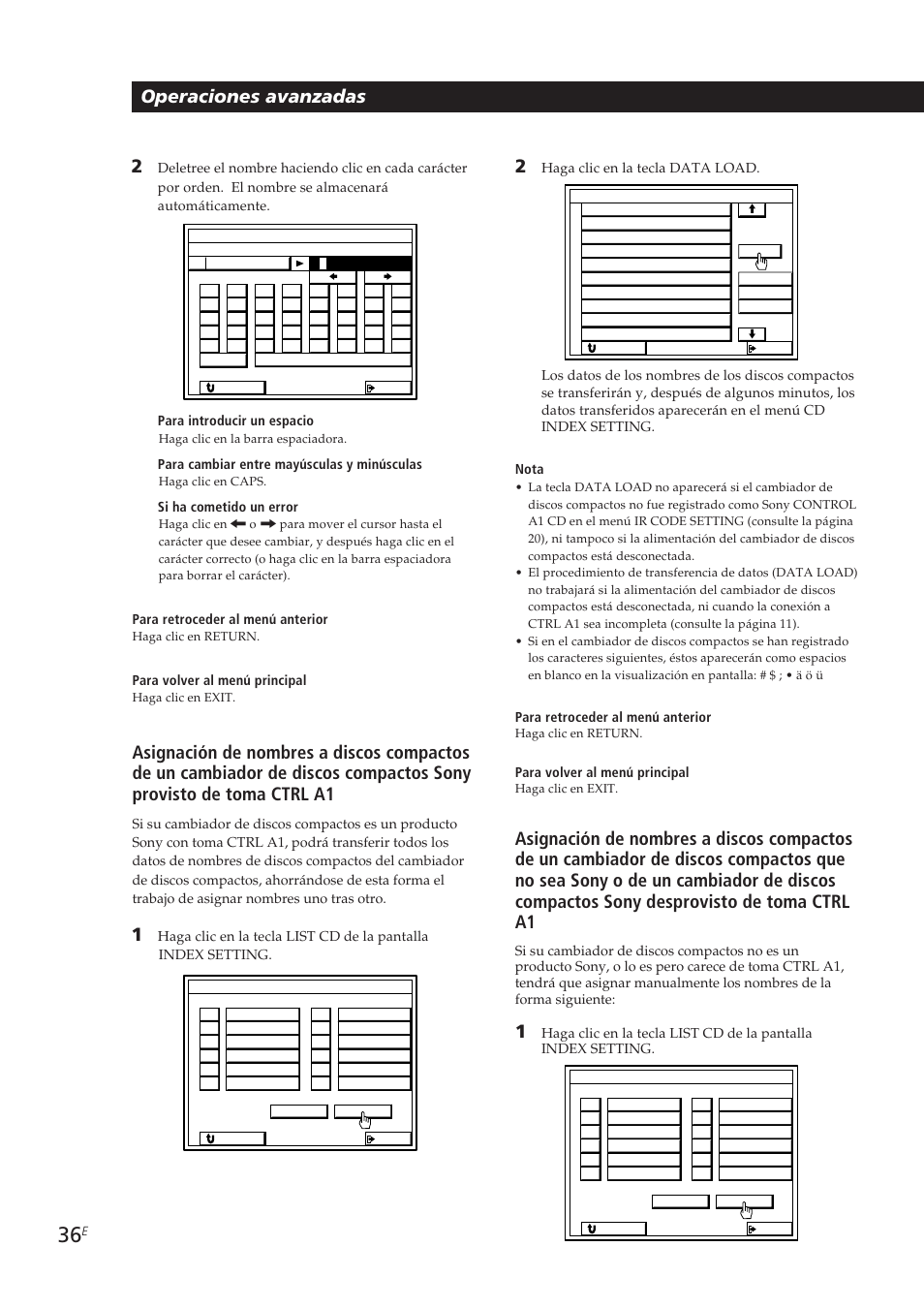 Operaciones avanzadas 2 | Sony STR-DE905G User Manual | Page 136 / 200