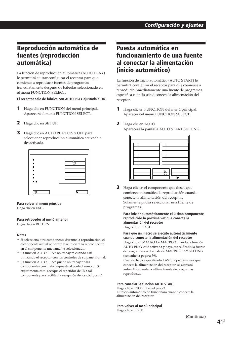 Configuración y ajustes | Sony STR-DE905G User Manual | Page 141 / 200