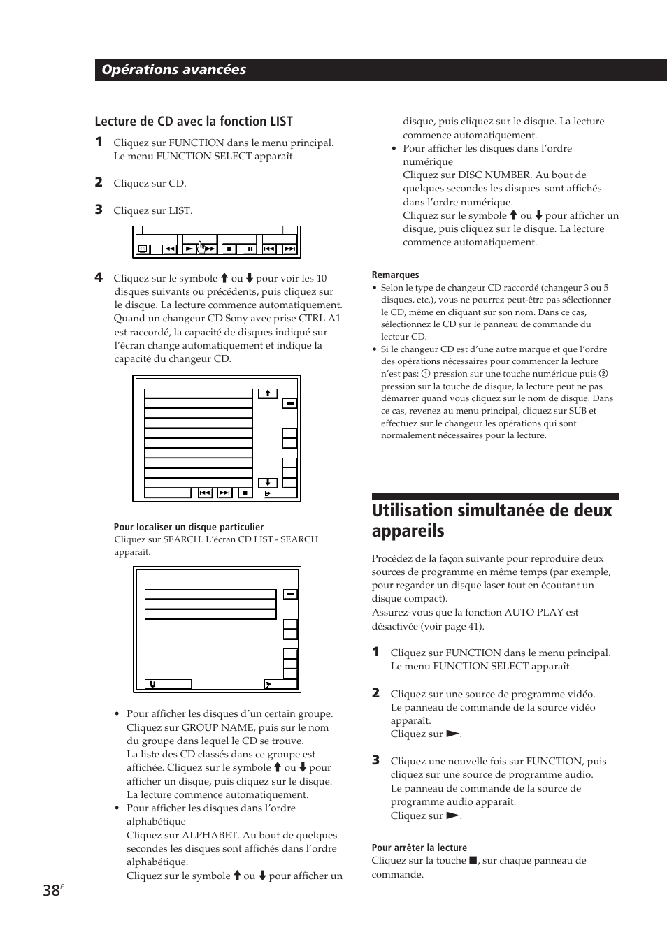 Utilisation simultanée de deux appareils | Sony STR-DE905G User Manual | Page 88 / 200