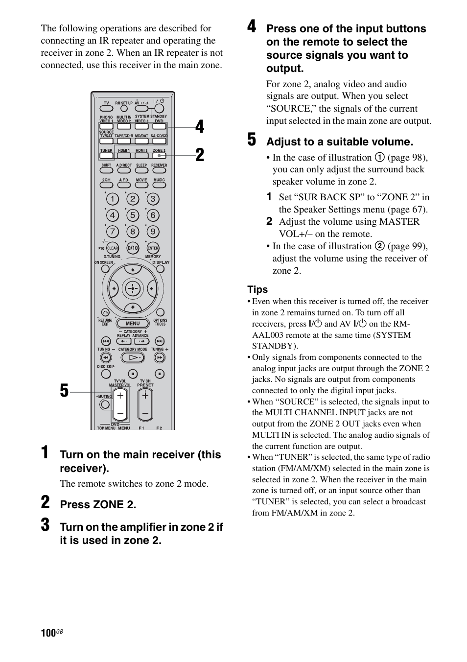 Sony STR-DG1000 User Manual | Page 100 / 123