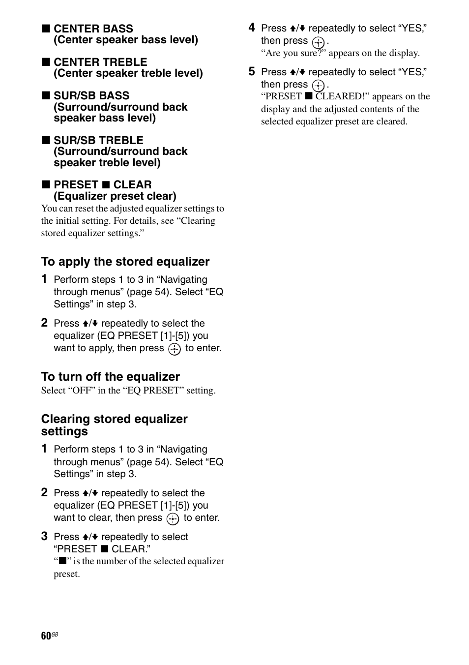 Sony STR-DG1000 User Manual | Page 60 / 123