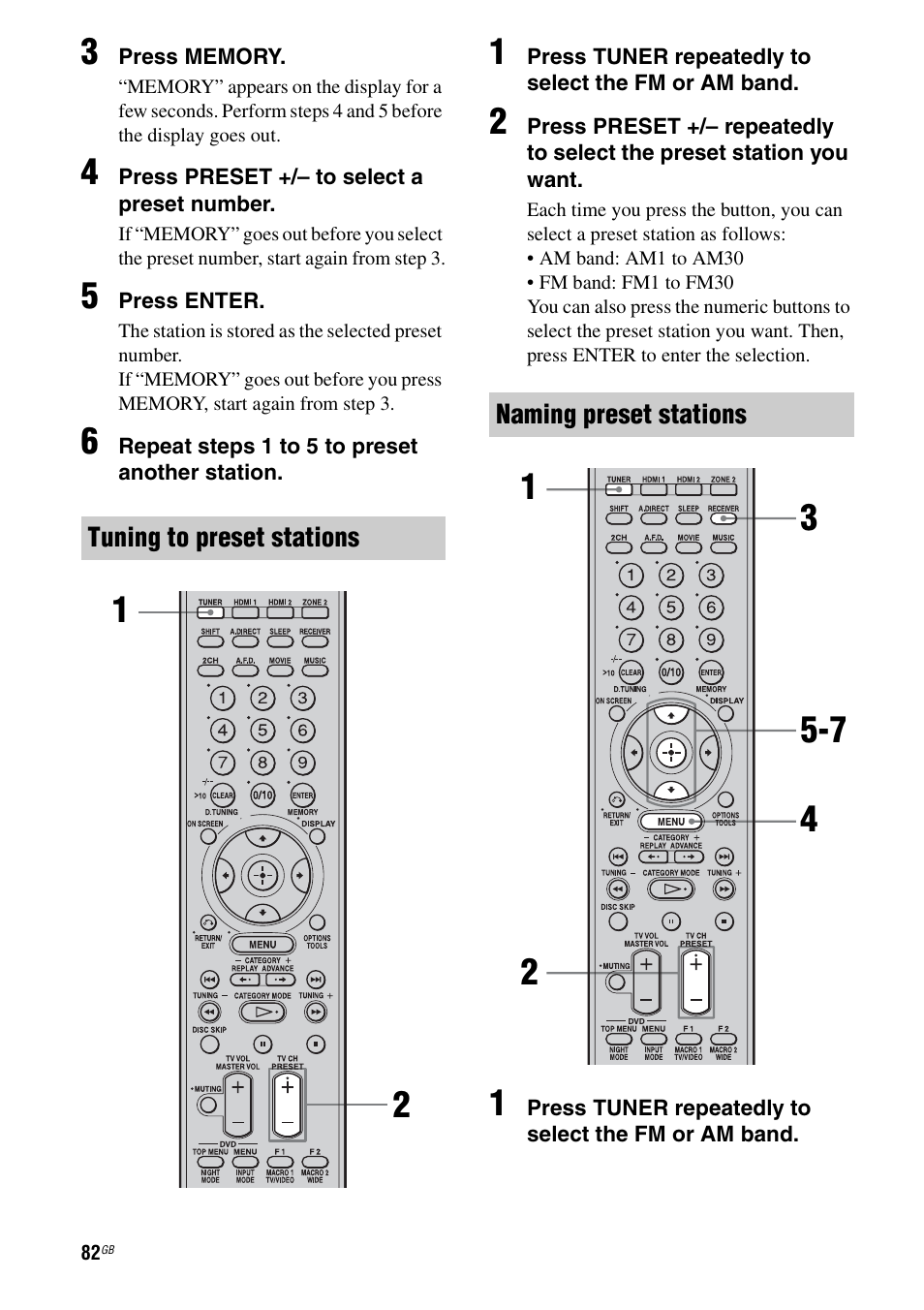 Sony STR-DG1000 User Manual | Page 82 / 123