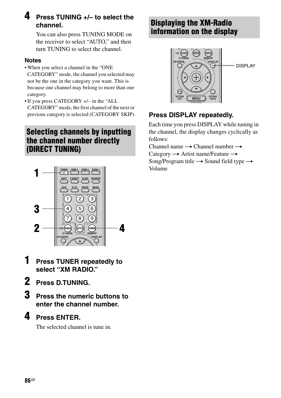 Sony STR-DG1000 User Manual | Page 86 / 123