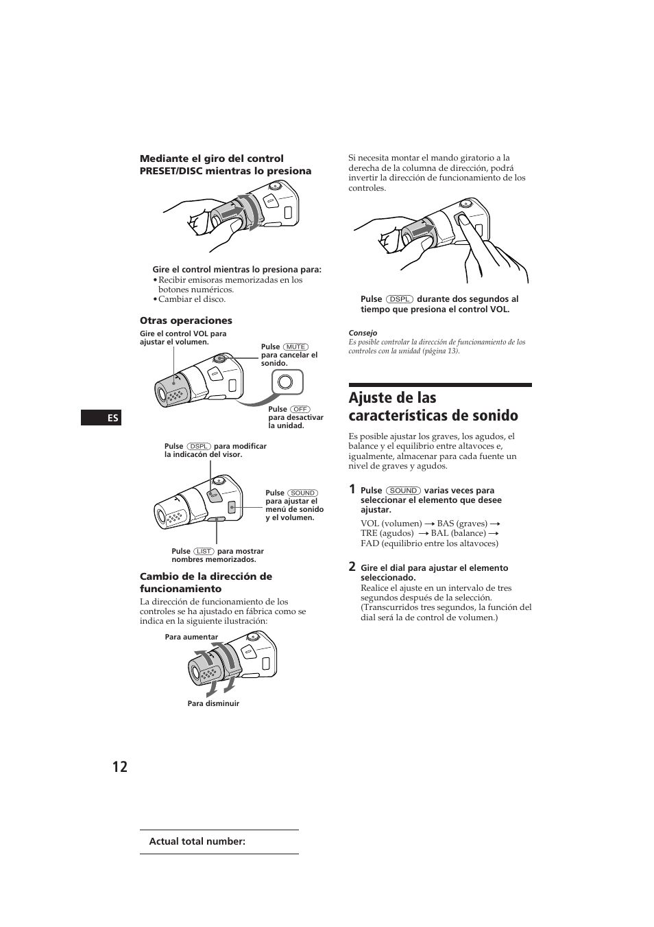 Ajuste de las características de sonido | Sony CDX-C910 User Manual | Page 42 / 62