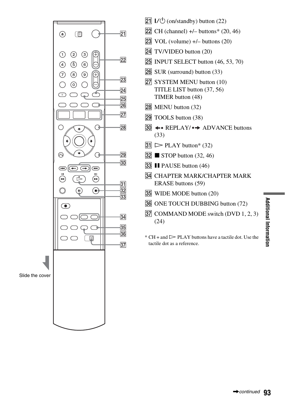 Sony RDR-GX315 User Manual | Page 93 / 100